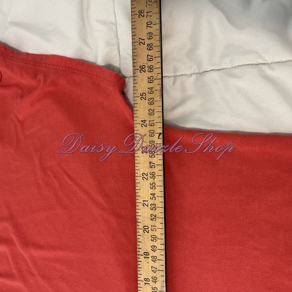 Old Navy Size XL Orange Deep V-Neck Cap Sleeve Blouse 🧡 - Picture 6 of 8